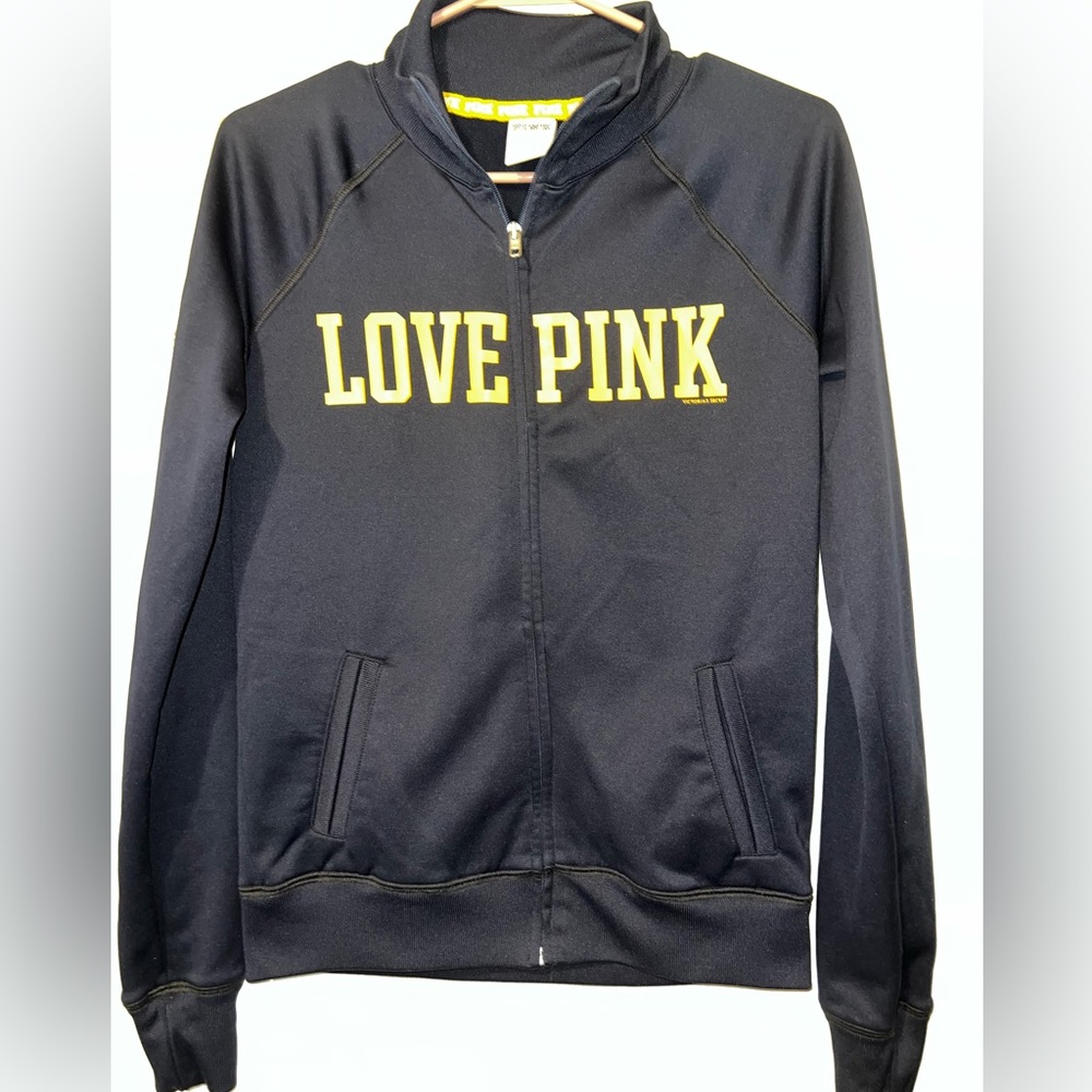 PINK Victoria’s Secret WVU zip up sweatshirt size XS - Picture 3 of 5